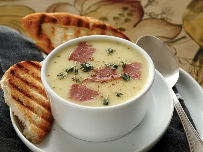 Kuru Etli Patates Çorbası tarifi