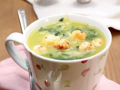 Peynirli Ispanak Çorbası tarifi