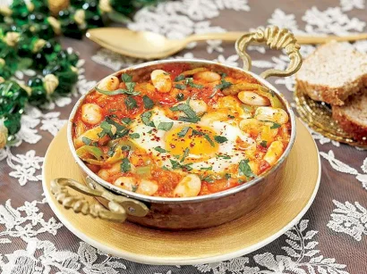 Fasulyeli Yumurta tarifi