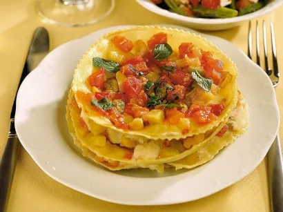 Karidesli Ve Sebzeli Lazanya tarifi