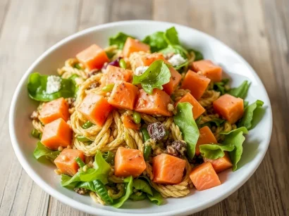 Somonlu Buğday Salatası tarifi