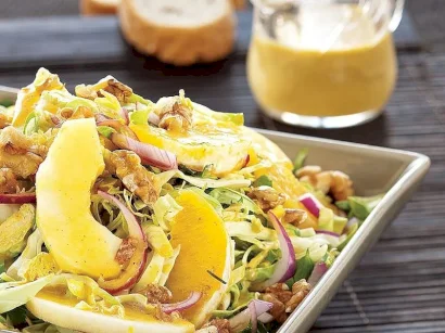 Beyaz Lahanalı Narenciye Salatası tarifi