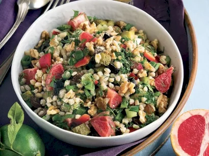 Greyfurtlu Buğday Salatası tarifi