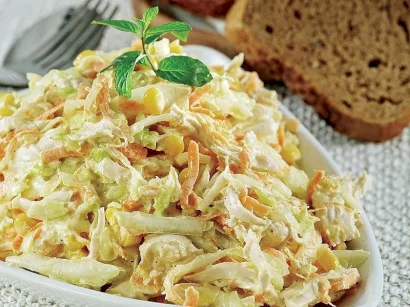 Tavuklu Coleslaw Salatası tarifi