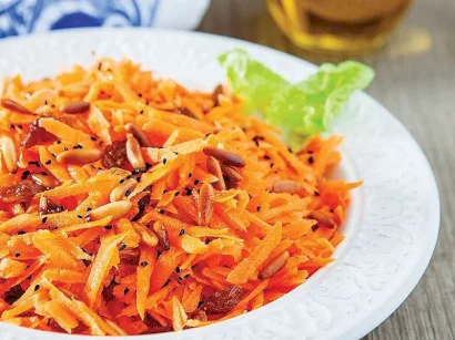 Zencefilli Havuç Salatası tarifi