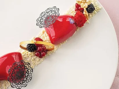Ahududulu Ve Beyaz Çikolatalı Mousse tarifi