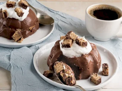 Çikolatalı Gofretli Puding Tatlısı tarifi