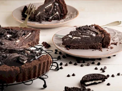 Çikolatalı Pişmeyen Tart tarifi