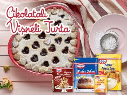 Çikolatalı Vişneli Turta tarifi