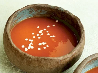 Kapyalı Tatlı Patates Çorbası tarifi