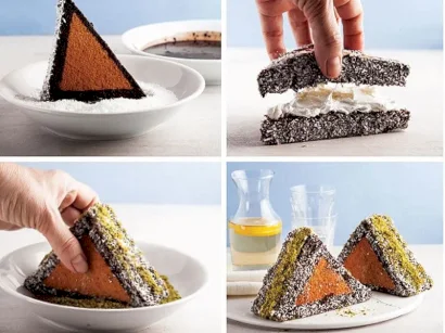 Sandviç Üçgen Kek tarifi