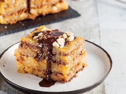 Bisküvili Trabzon Hurması Tatlısı tarifi