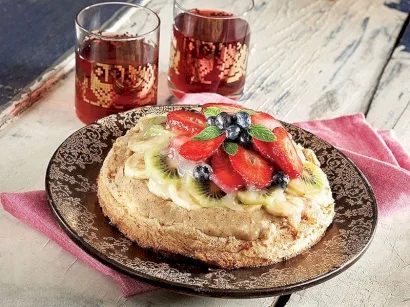 Merengli Ve Fındık Ezmeli Pasta tarifi