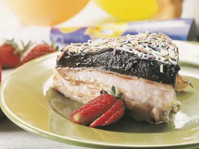 Pudingli Kağıt Helva Pastası tarifi