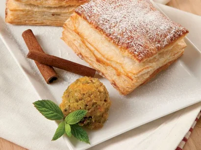 Muzlu Ve Fıstık Ezmeli Çıtır Tatlı Hamurlar tarifi