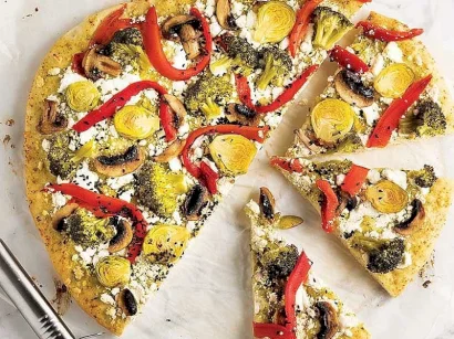 Brokoli Ve Brüksel Lahanalı Pizza tarifi
