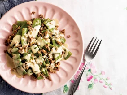 Tahin Soslu Fasulye Kavurması tarifi