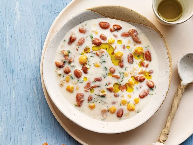 Barbunya Fasulyeli Soğuk Çorba tarifi