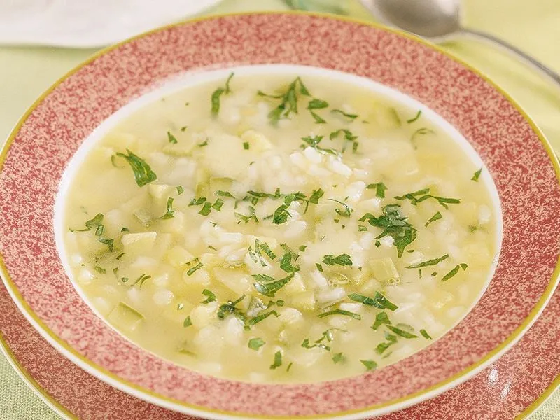 Kabaklı Pirinç Çorbası tarifi