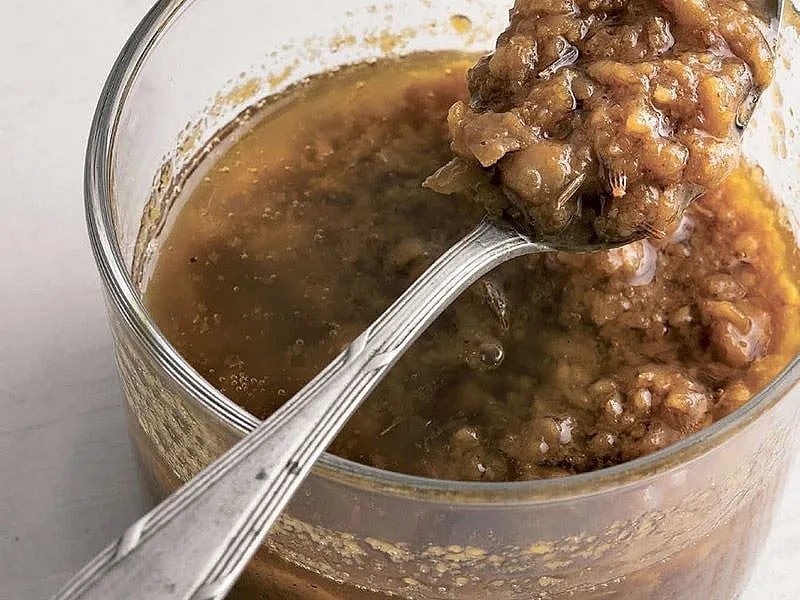 Pekmezli Nohutlu Sos (Salata Sosu) tarifi